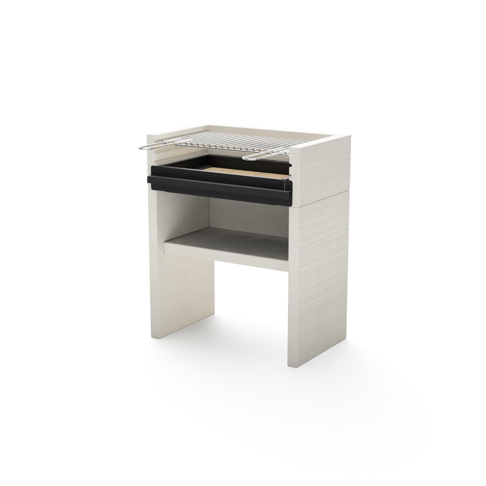 tuozi-venit-flex-8060-barbecue-fixe-charbon-gris-blanc image 1