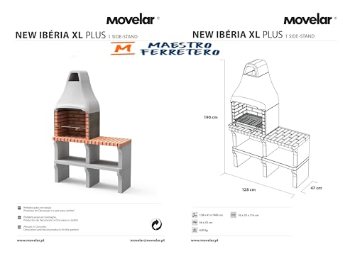 movelar-new-iberia-plus-xl-barbecue-sans-brasero-gris image 8