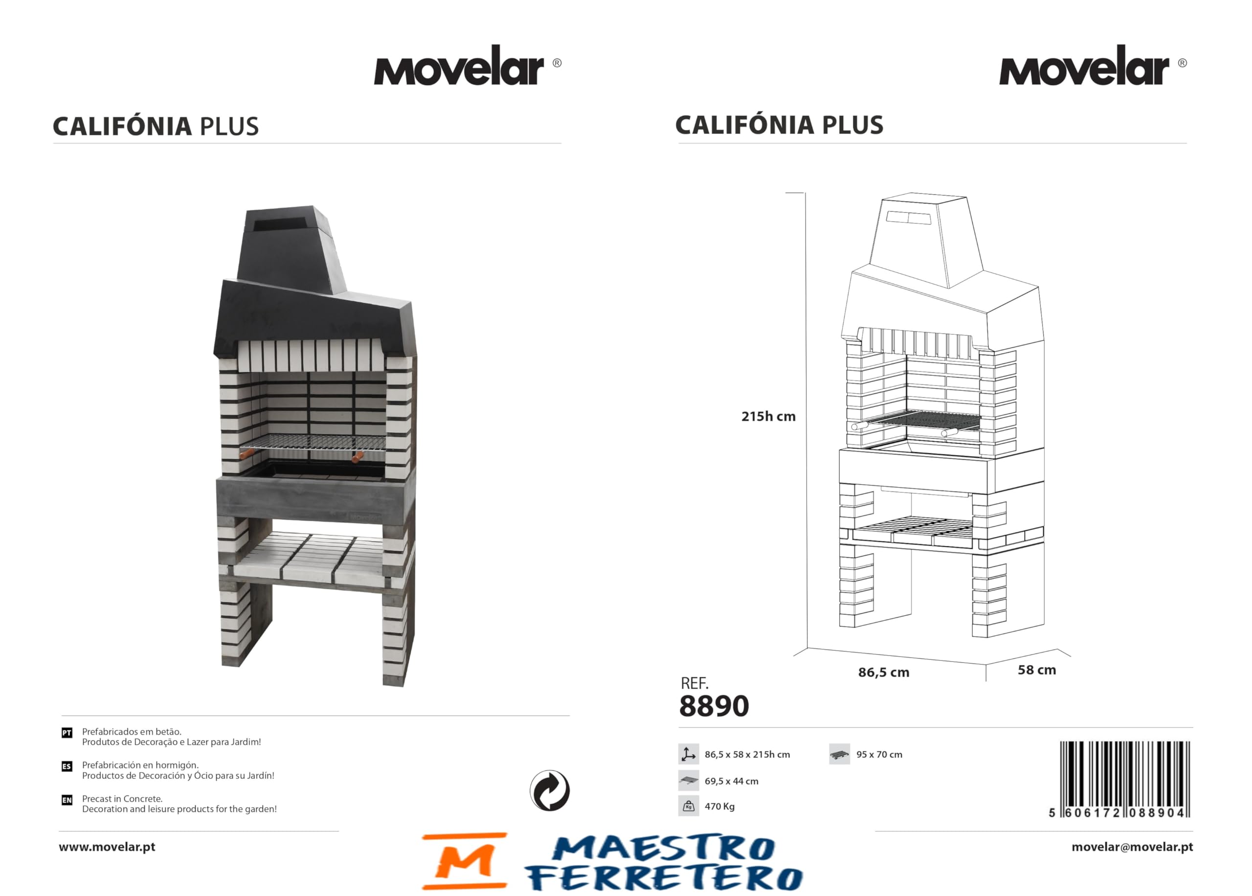 movelar-california-plus-barbecue-fixe-brasero-9-pers image 5