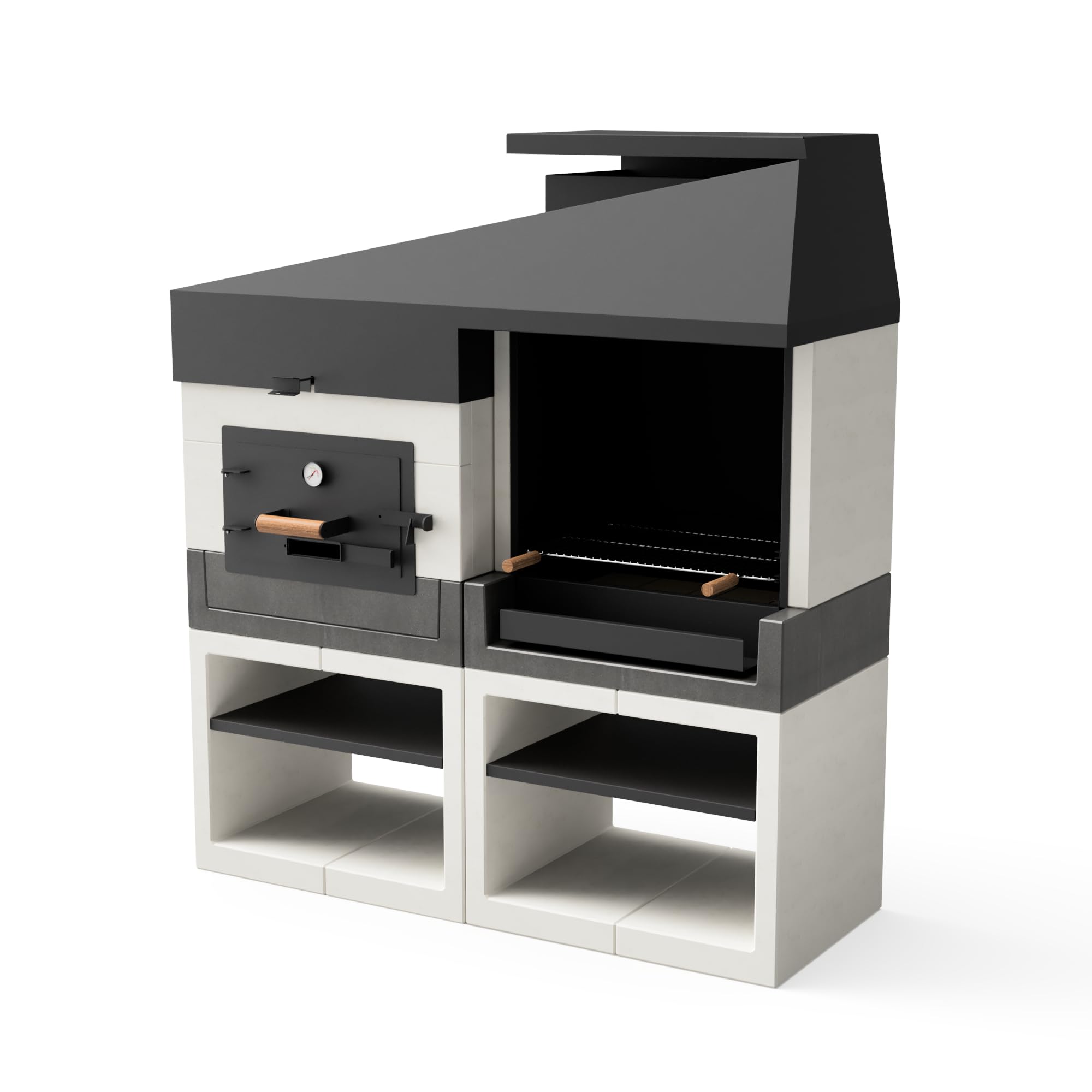 tuozi-kitaway-otte-barbecue-four-ext-rieur-168-cm-inox image 1