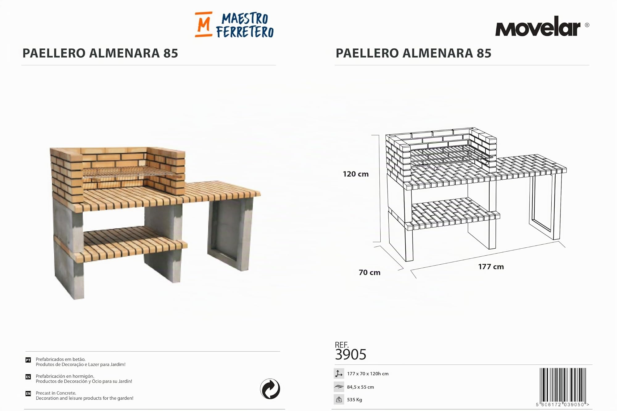movelar-paellero-almenara-85-barbecue-fixe-gris-orange image 4