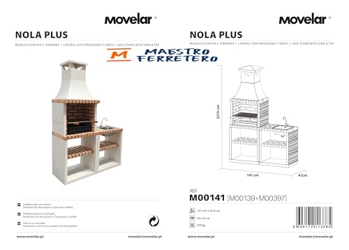 movelar-nola-plus-barbecue-ma-onn-avec-vier-beige-orange image 8