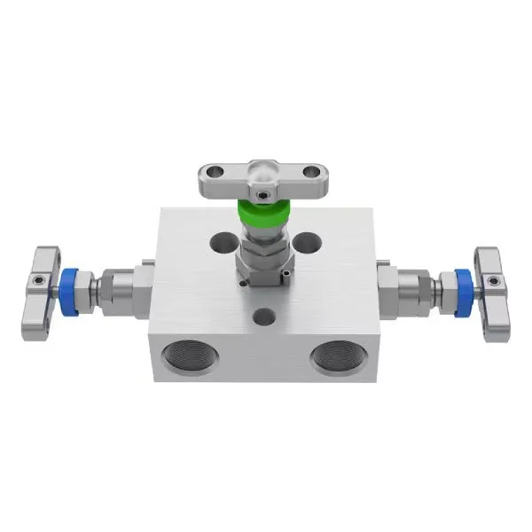 cuenot-regulation-contr-le-des-fluides-s-rie-hl-manifold-3-voies-d-port image 1