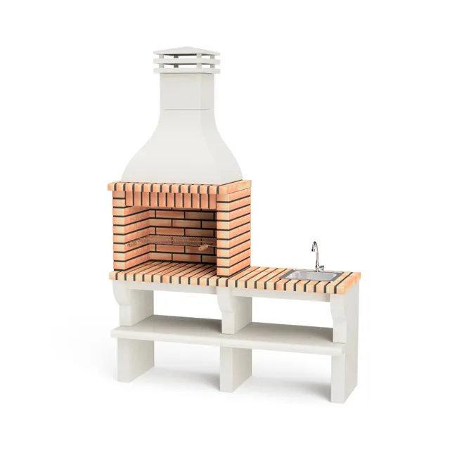 movelar-nevada-plus-xl-3534-barbecue-fixe-gris-orange-avec-vier image 1