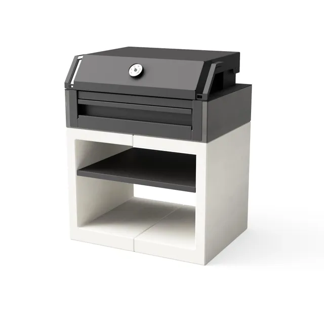 tuozi-kitaway-grill-otte-barbecue-couvercle-pizza-inox-t00574 image 1