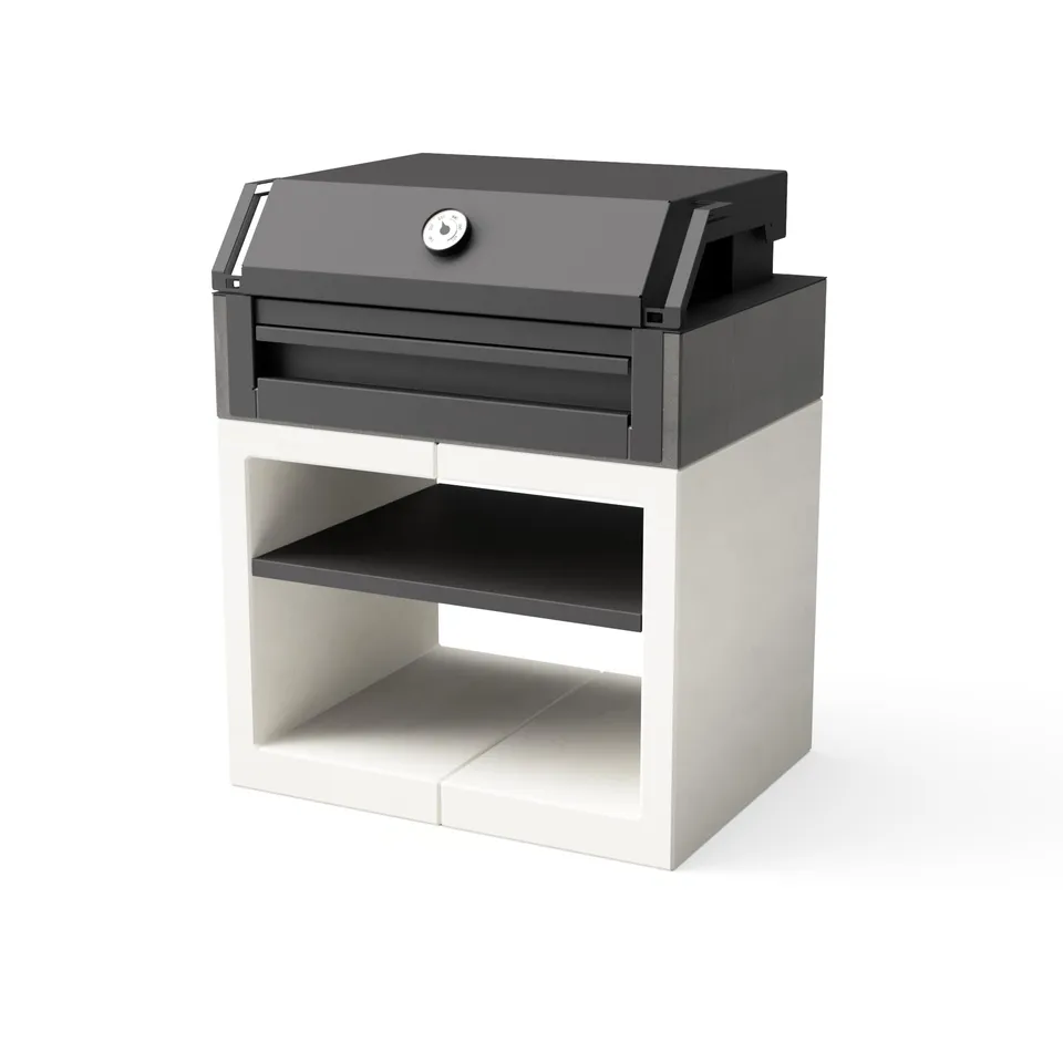 tuozi-kitaway-grill-otte-barbecue-couvercle-pizza-inox-t00574 image 1
