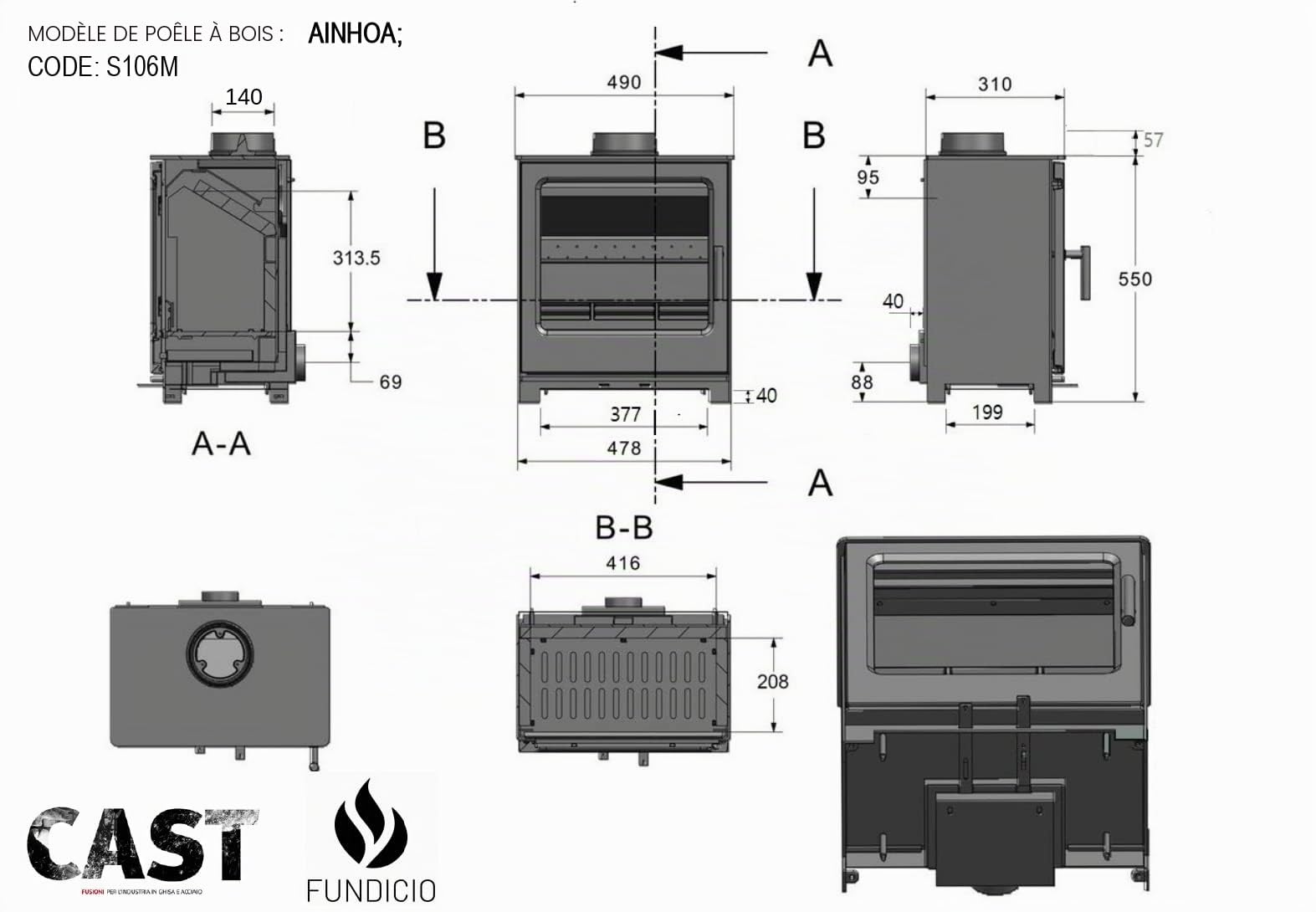 fundicio-ainhoa-8-kw-po-le-fonte-triple-combustion image 3