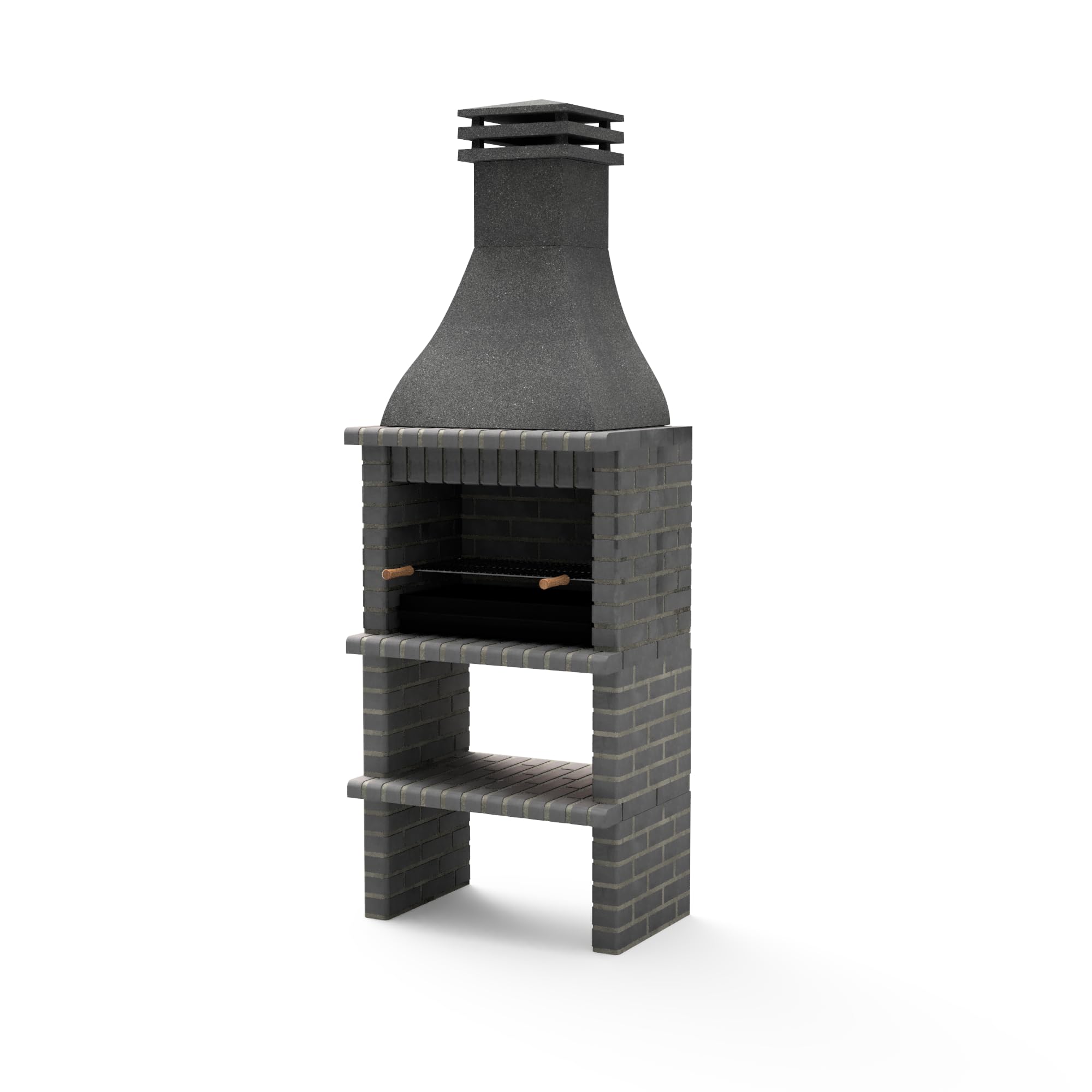 movelar-khiva-plus-barbecue-ma-onn-bois-charbon-gris-fonc-chemin-e image 1