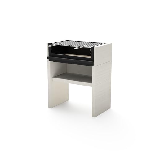 tuozi-venit-flex-8061-barbecue-fixe-bois-charbon-gris-blanc image 8