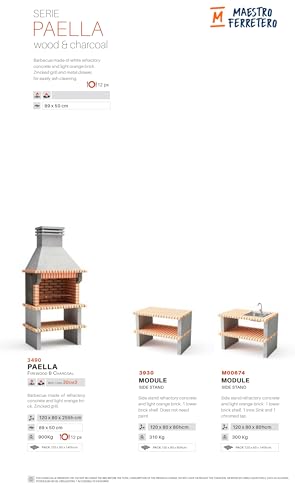 movelar-paella-3490-barbecue-fixe-gris-orange-12-personnes image 7