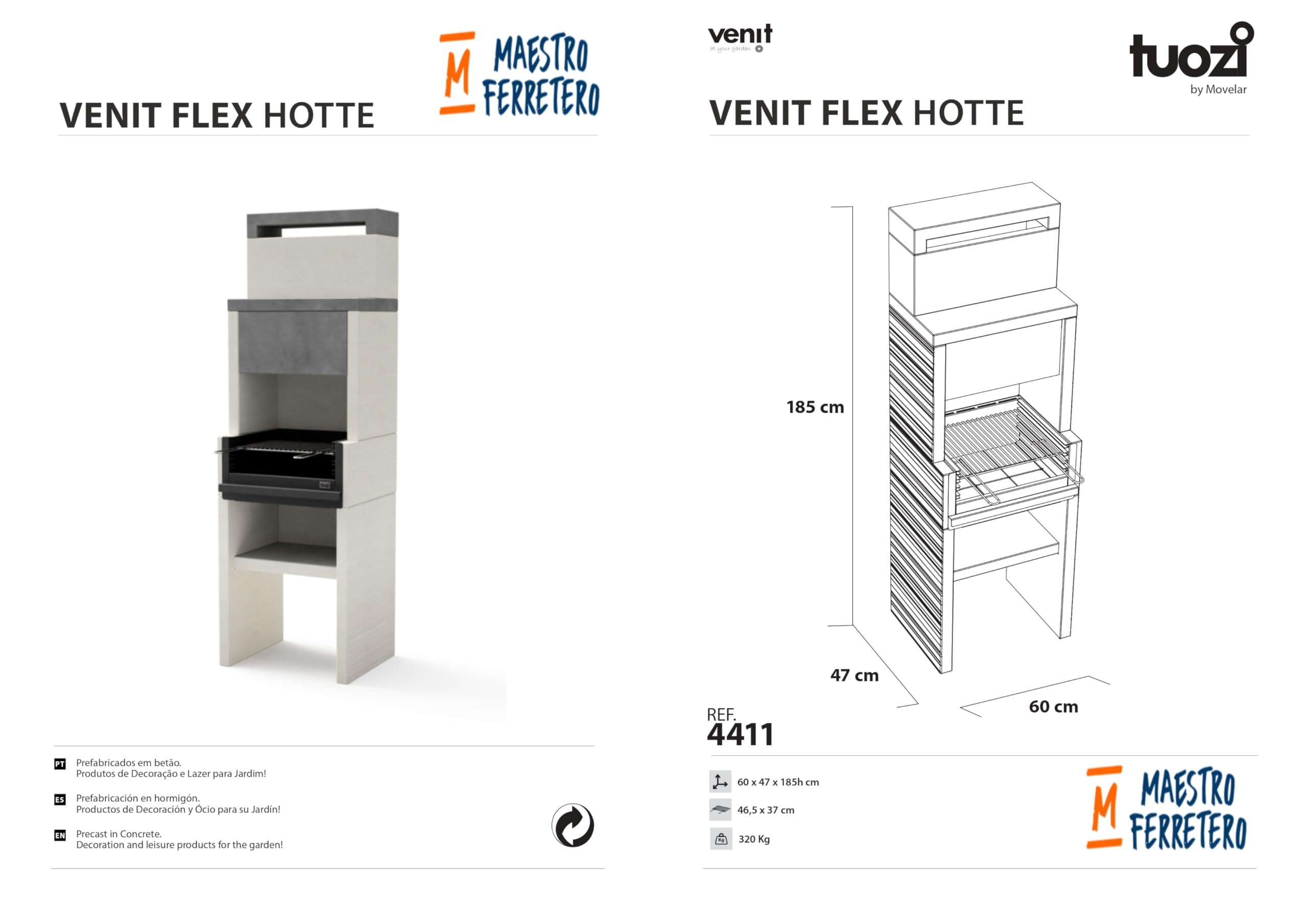 tuozi-venit-flex-hotte-4411-barbecue-fixe-b-ton image 2