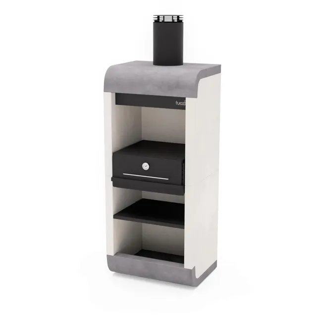 tuozi-sud-plus-barbecue-fixe-b-ton-noir-bois-charbon image 1
