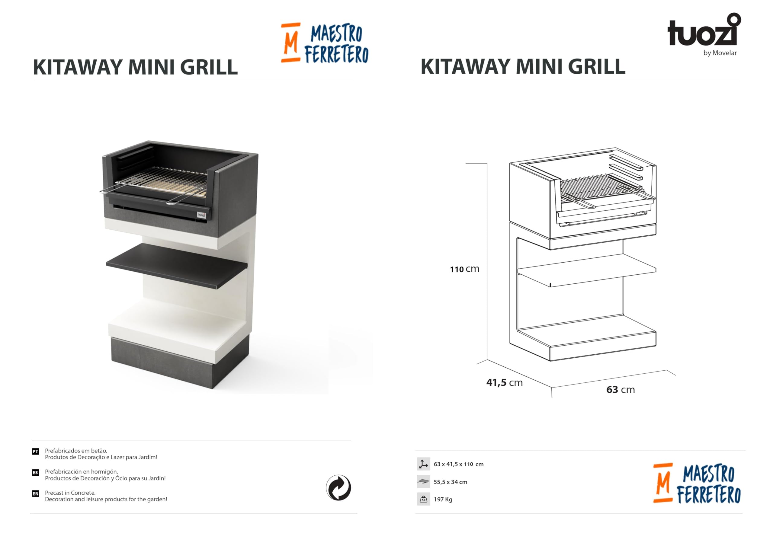 tuozi-kitaway-mini-t00979-barbecue-b-ton-gris-blanc image 2