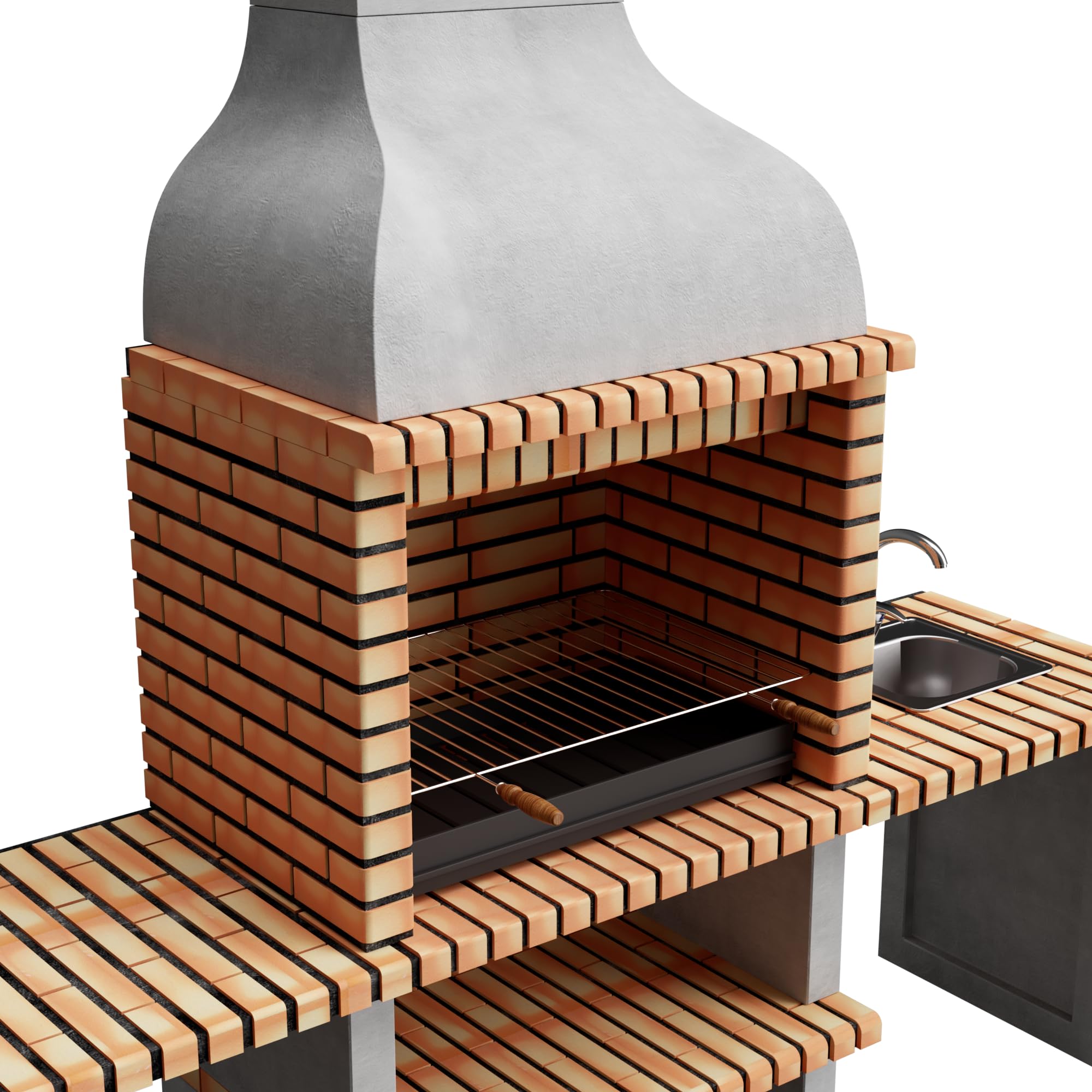 movelar-altea-plus-barbecue-fixe-avec-vier-gris-orange image 5