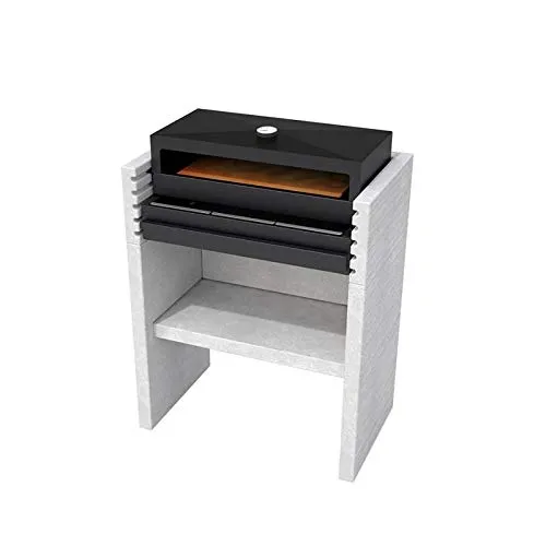 tuozi-venit-flex-8062-barbecue-fixe-charbon-gris-blanc image 1
