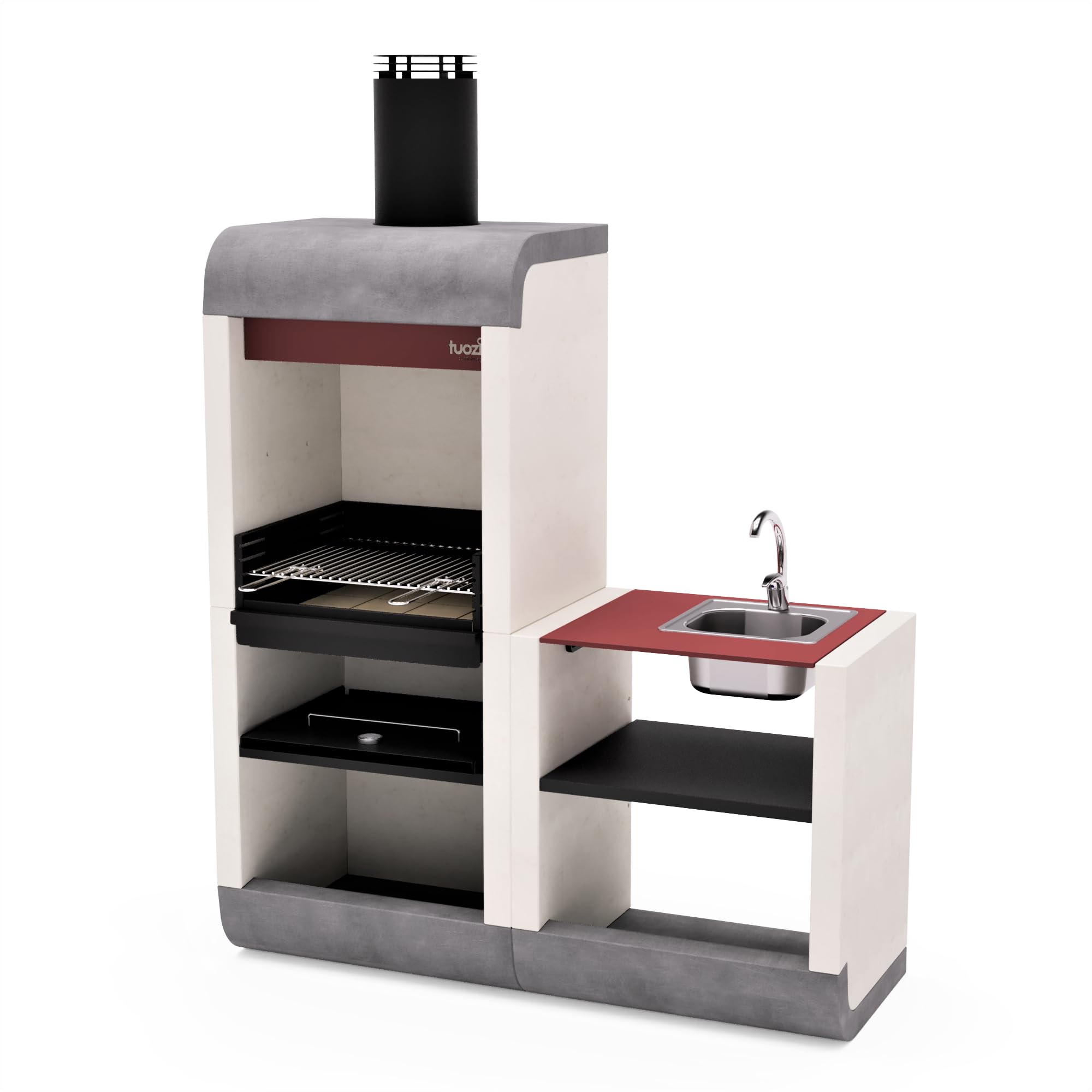 tuozi-sud-plus-barbecue-b-ton-noir-avec-vier-162-cm image 8