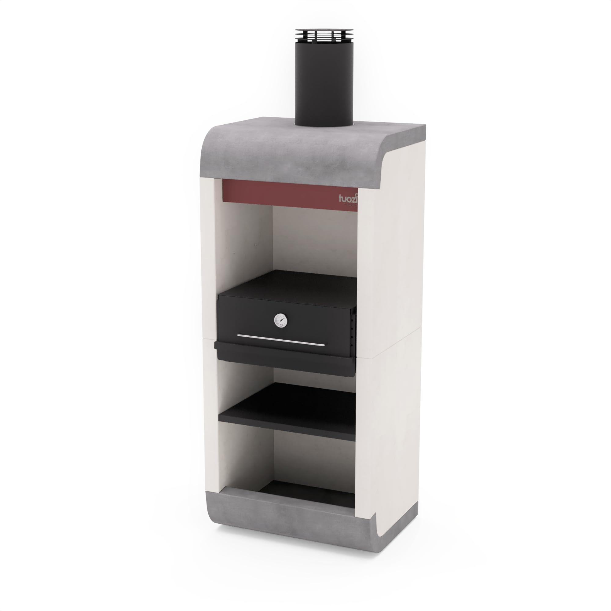 tuozi-sud-plus-barbecue-fixe-b-ton-noir-bois-charbon image 2
