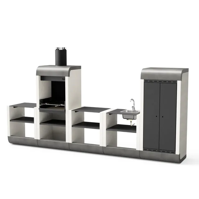 tuozi-sud-plus-lot-3-barbecue-vier-rangement-405x60x220-cm image 1