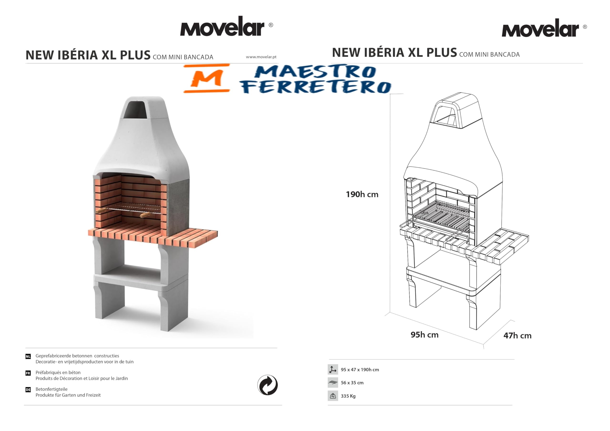 movelar-new-iberia-plus-barbecue-fixe-sans-rack-orange image 3