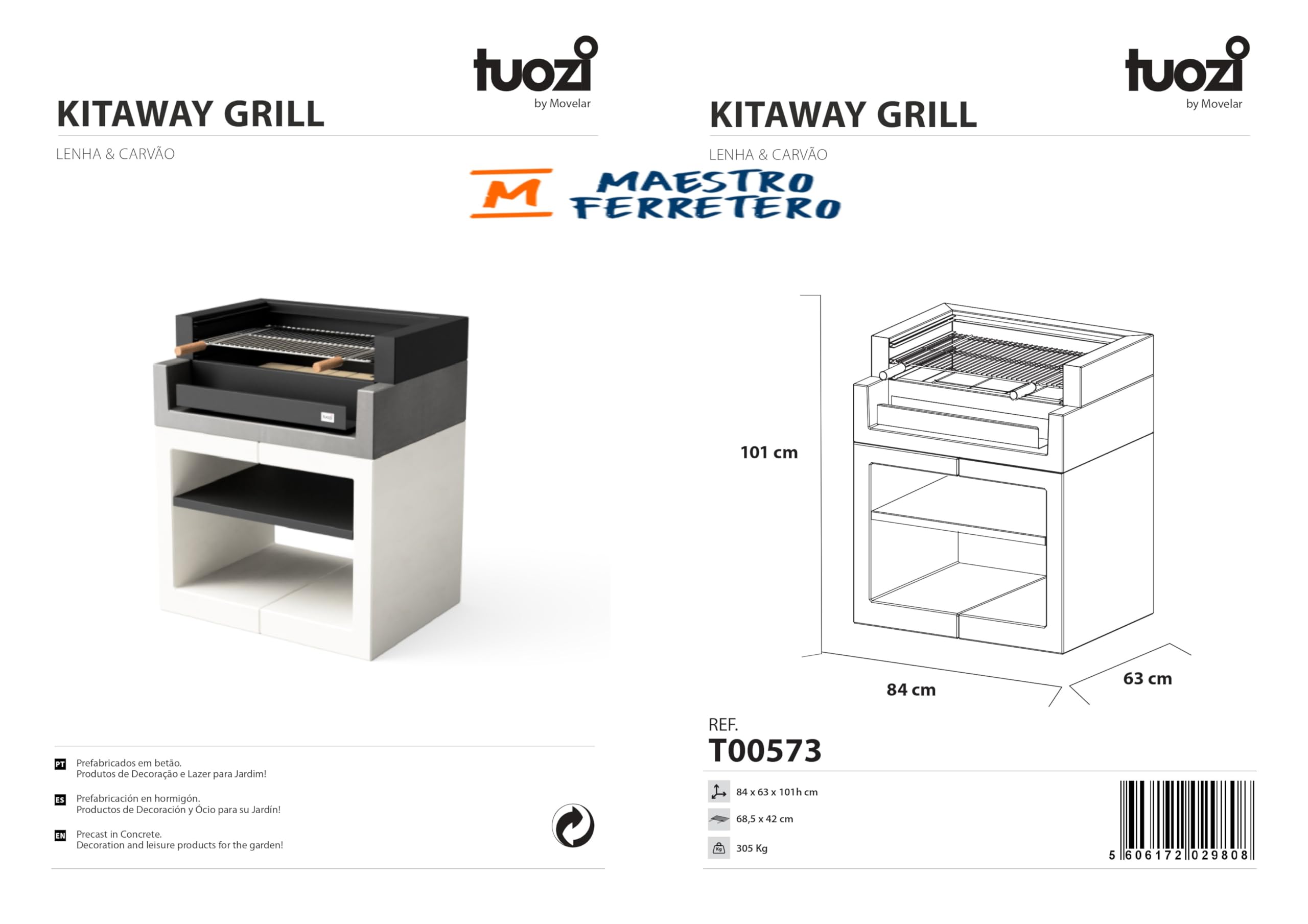 tuozi-kitaway-grill-t00573-barbecue-fixe-inox-b-ton image 2