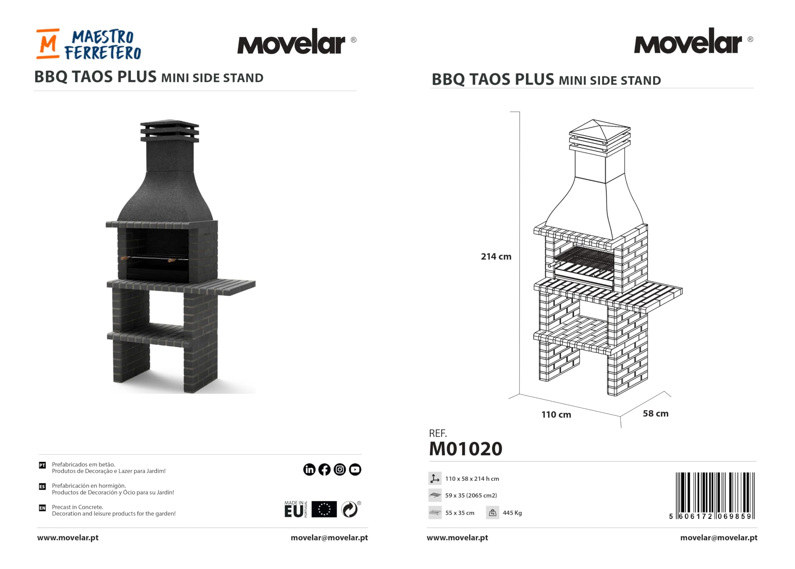 movelar-taos-plus-barbecue-ma-onn-gris-fonc-110-cm image 4