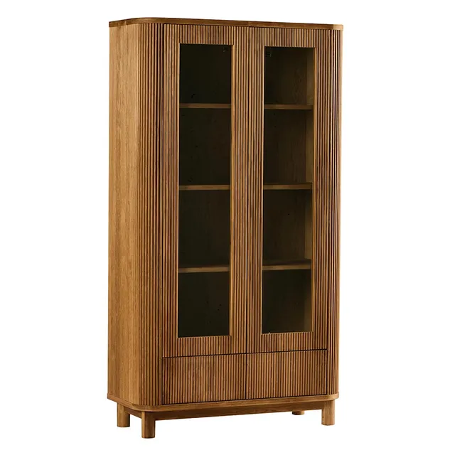 casita-winton-vitrine-salon-verre-bois-vaisselle image 1