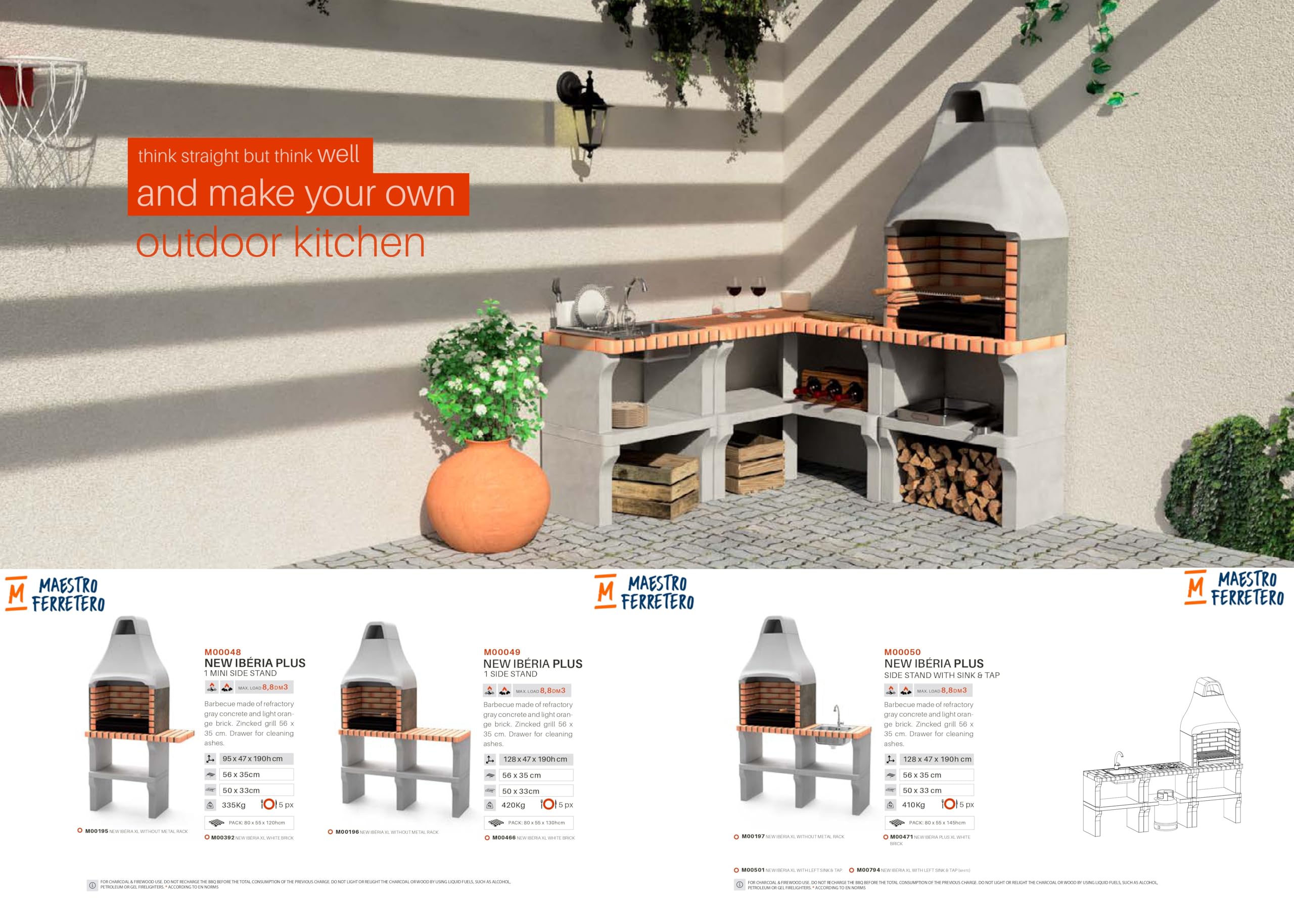 movelar-new-iberia-plus-barbecue-fixe-sans-rack-orange image 5