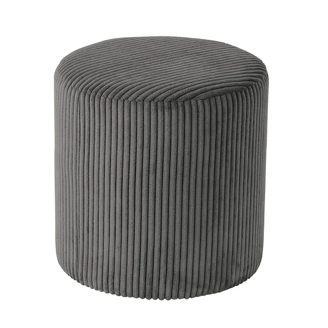 casita-snaw-pouf-salon-tissu-rond-repose-pieds image 1