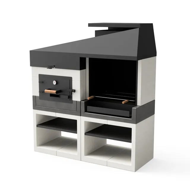 tuozi-kitaway-otte-barbecue-four-ext-rieur-168-cm-inox image 1