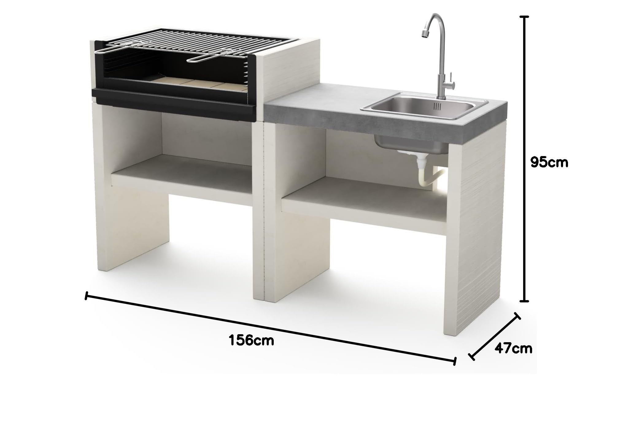 tuozi-venit-flex-barbecue-b-ton-avec-vier-lot-4-156-cm image 7