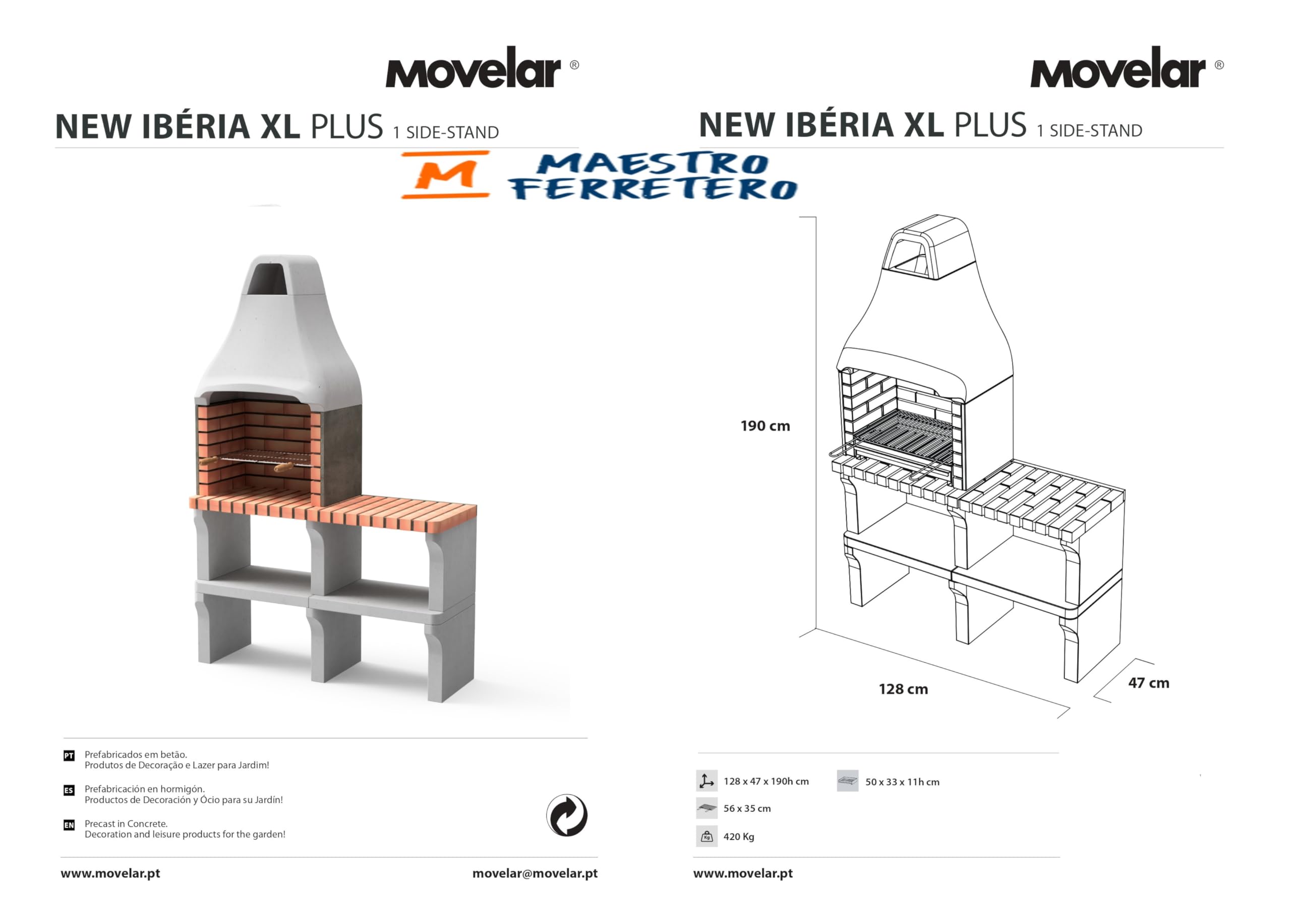 movelar-new-iberia-plus-xl-barbecue-sans-brasero-gris image 3