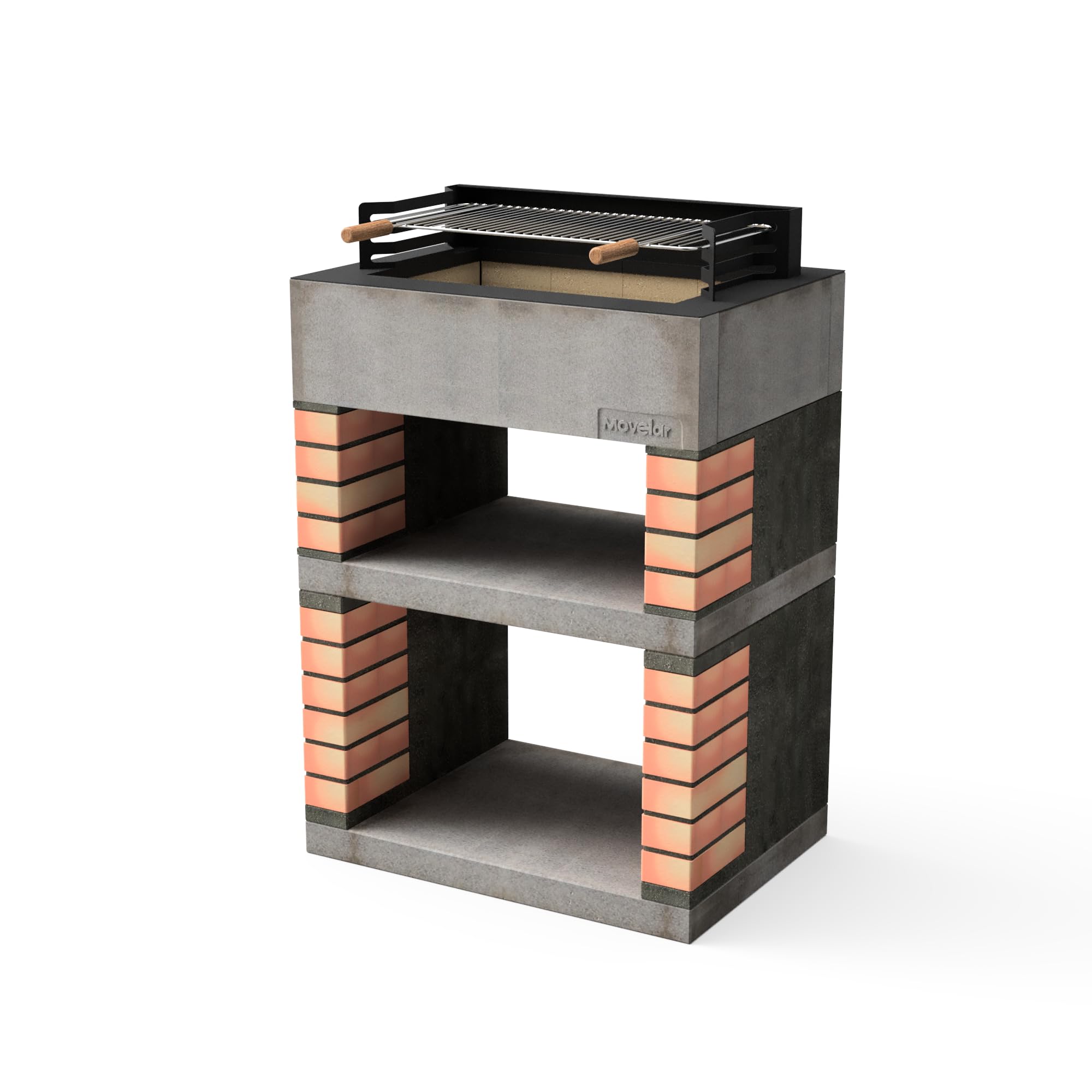 movelar-lima-barbecue-ma-onn-compact-gris-orange-6-pers image 1