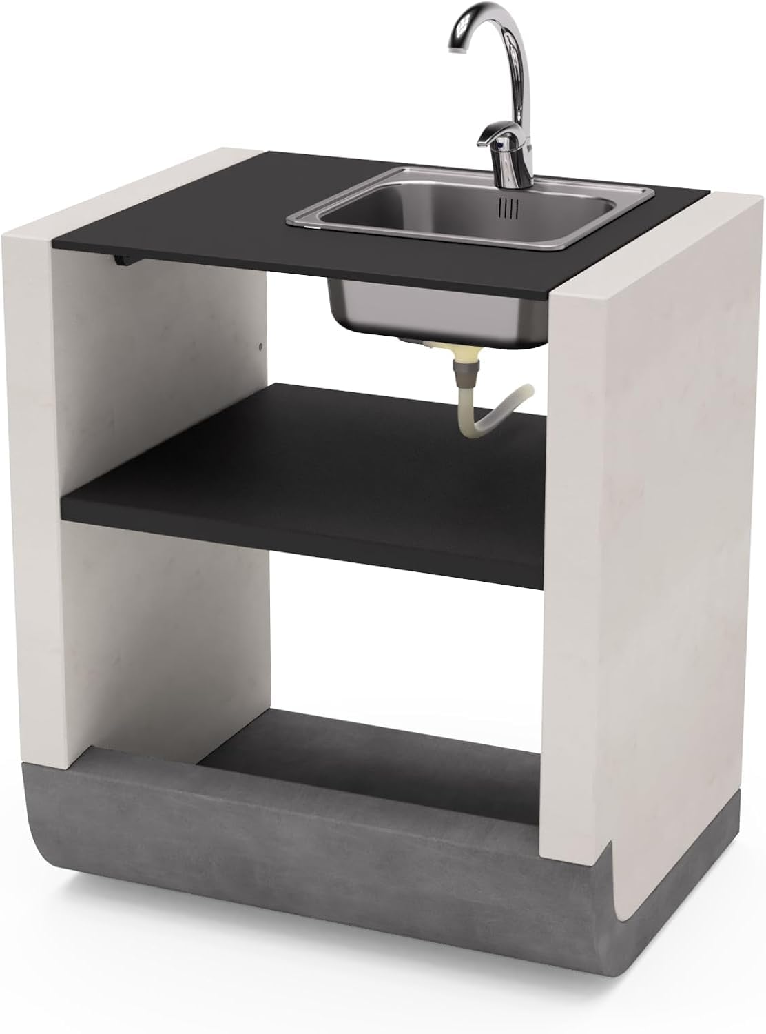 tuozi-sud-plus-barbecue-b-ton-noir-avec-vier-162-cm image 2