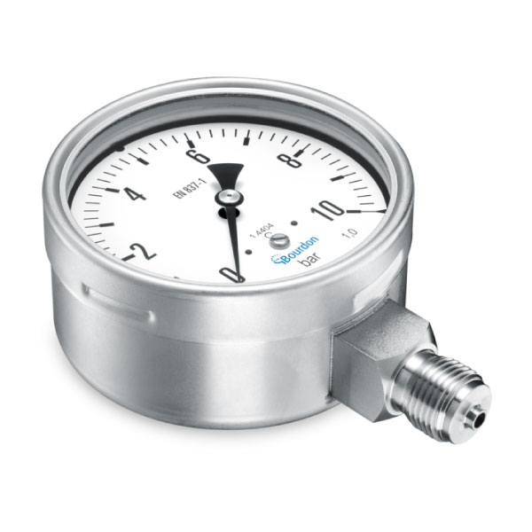 bourdon-mex5-manom-tre-100-mm-inox-gaz-corrosifs image 1