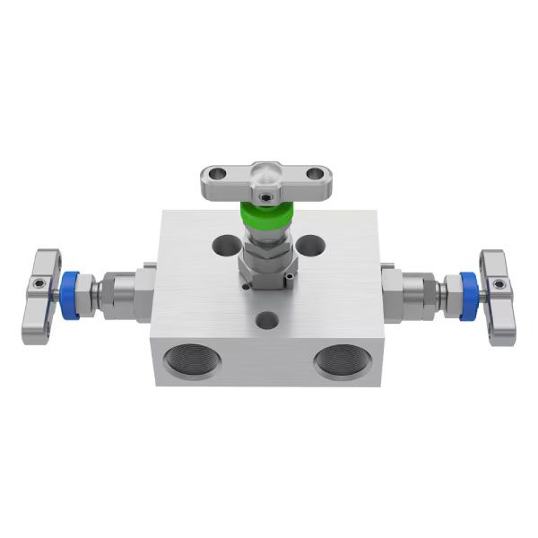 cuenot-regulation-contr-le-des-fluides-s-rie-hl-manifold-3-voies-d-port image 1