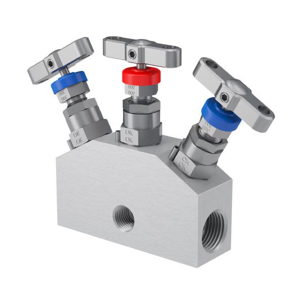 cuenot-regulation-contr-le-des-fluides-s-rie-hl-manifold-3-voies-d-port image 2
