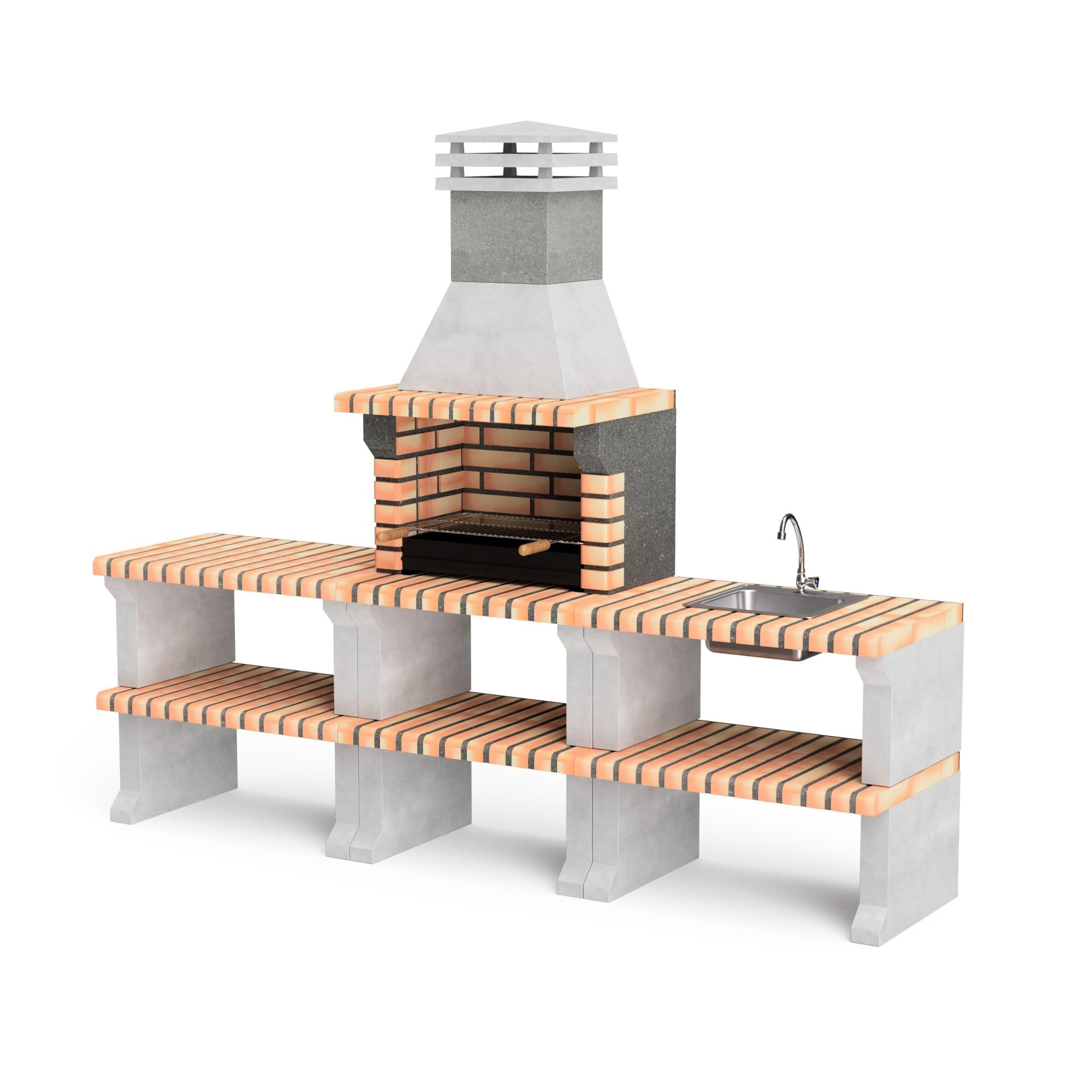movelar-pack-1-liz-plus-xl-barbecue-fixe-avec-lavabo image 1