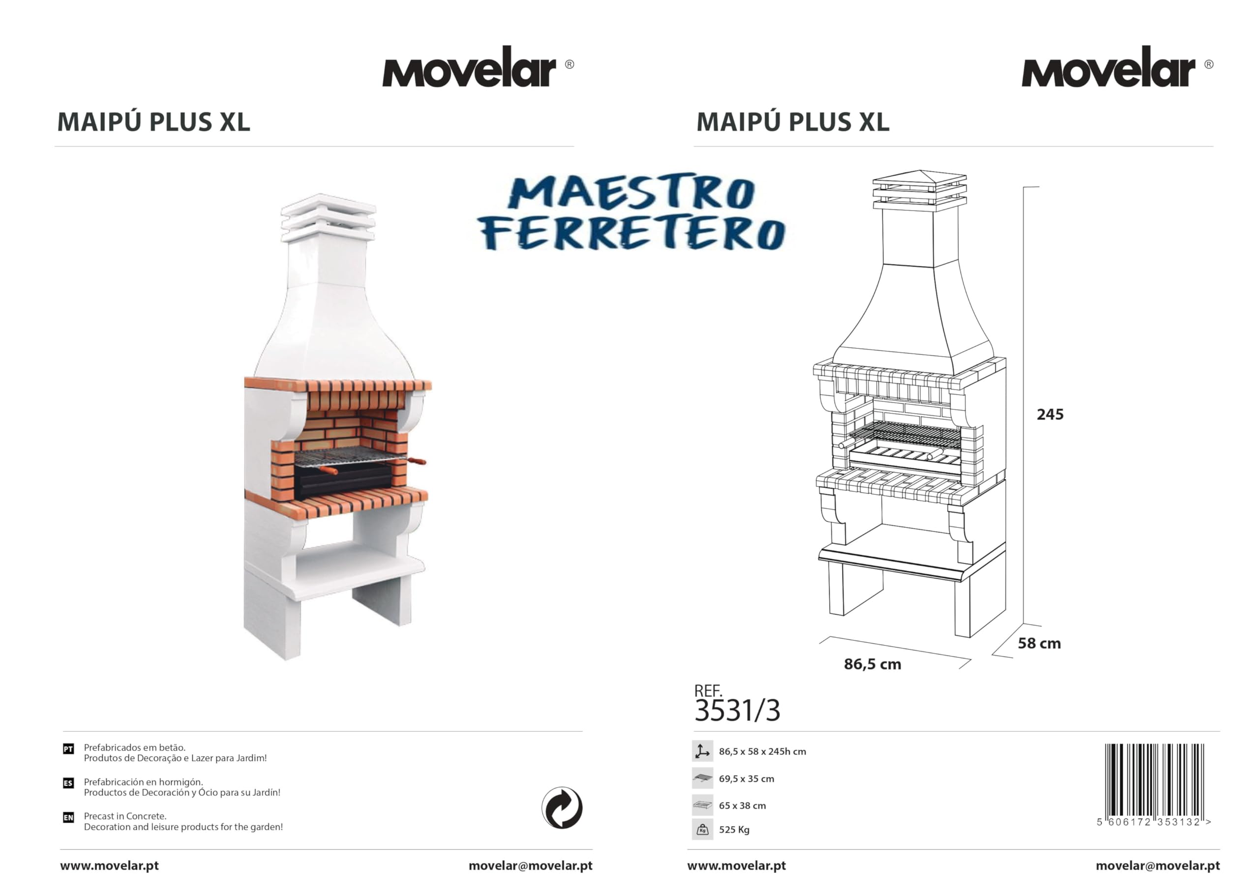 movelar-maipu-xl-barbecue-ma-onn-avec-grille-6-personnes image 3