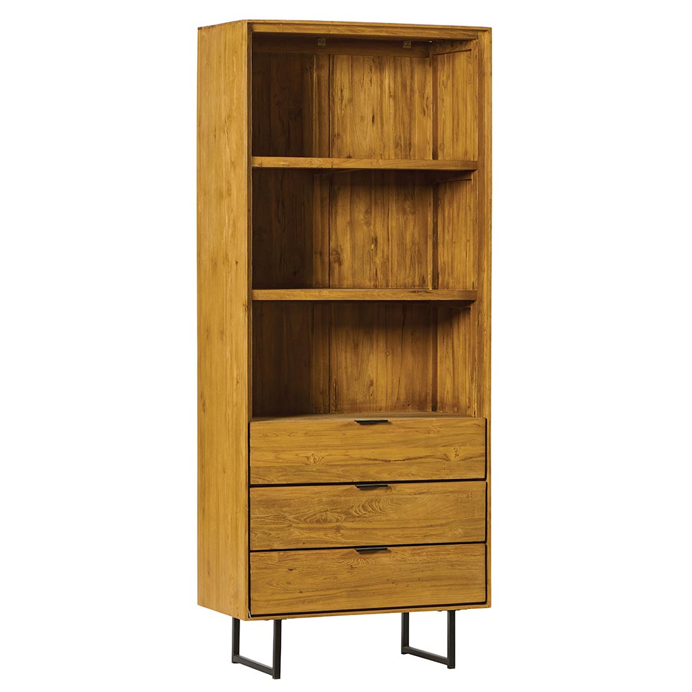 casita-bahia-colonne-salon-rangement-bois image 1
