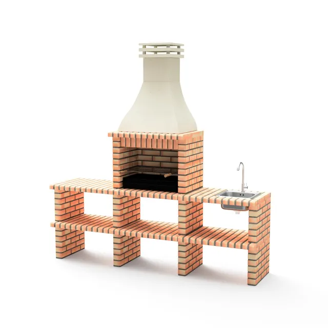 movelar-khiva-plus-m01027-barbecue-double-vier-orange image 1