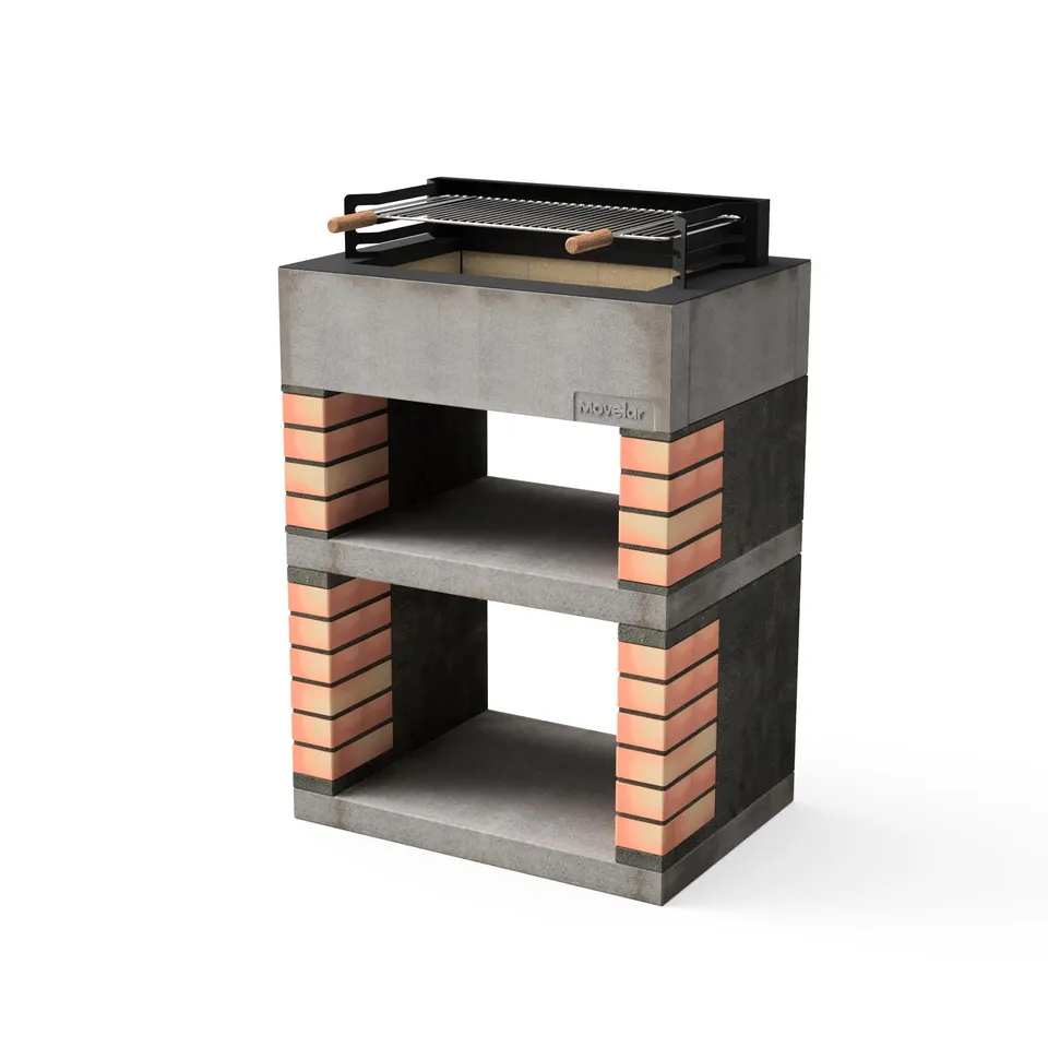 movelar-lima-barbecue-ma-onn-compact-gris-orange-6-pers image 1