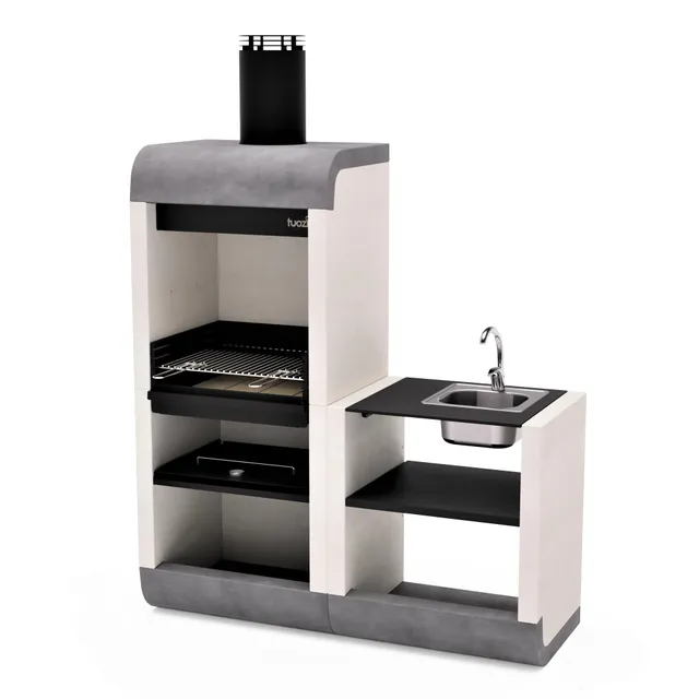 tuozi-sud-plus-barbecue-b-ton-noir-avec-vier-162-cm image 1