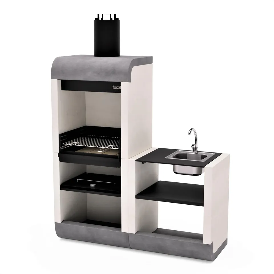 tuozi-sud-plus-barbecue-b-ton-noir-avec-vier-162-cm image 1
