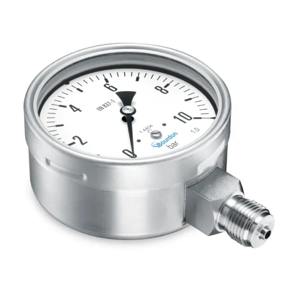 bourdon-mex5-manom-tre-100-mm-inox-gaz-corrosifs image 1