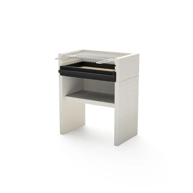 tuozi-venit-flex-8060-barbecue-fixe-charbon-gris-blanc image 1